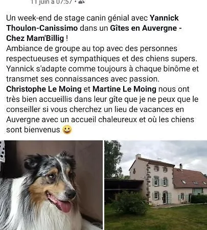 בית הארחה Chambres D'hotes A Nectaire - Chien Bienvenus - Randonnee Et Nature סן-נקטר